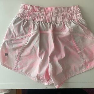 Lululemon tracker shorts 4” RARE miami pink tie dye 2